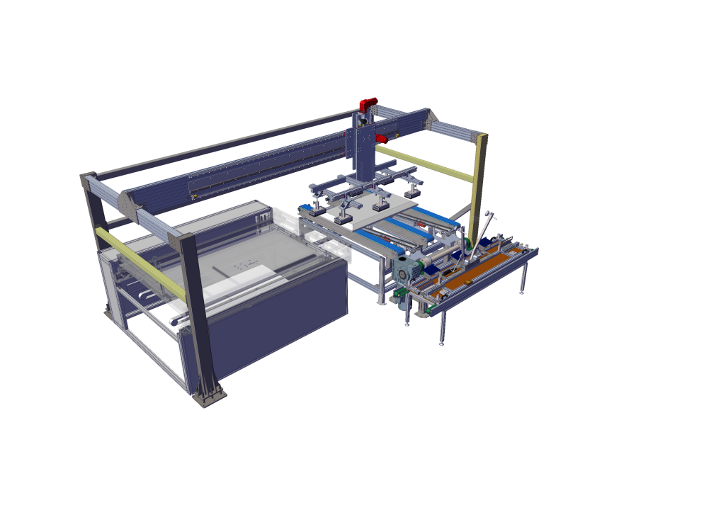 Machine online flip unit
