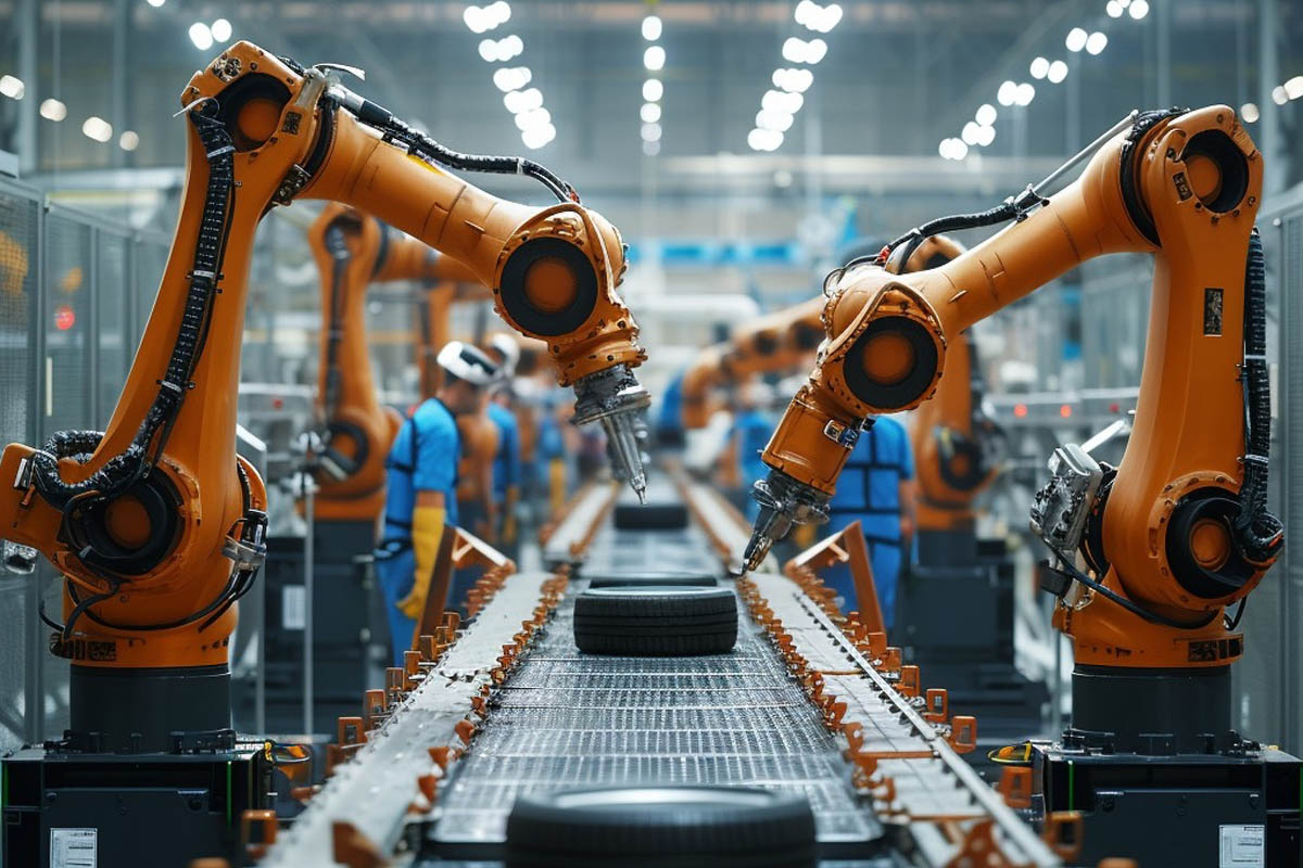 Tire production line