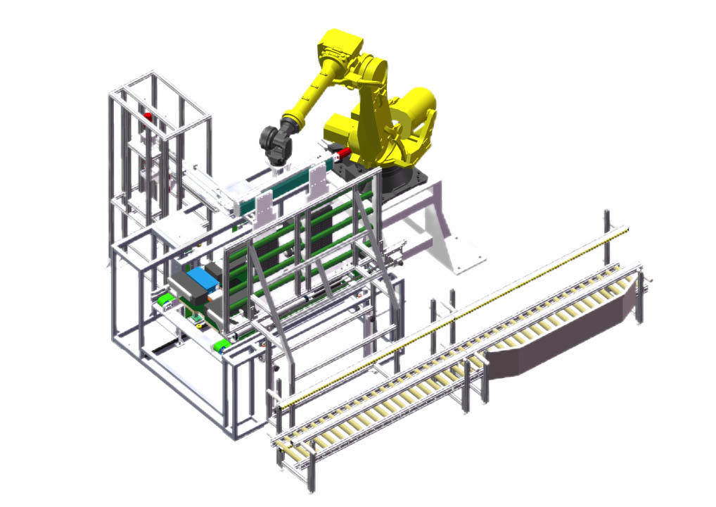Complete machine auxiliary bagging unit
