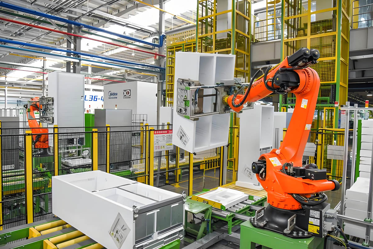 Refrigerator production line